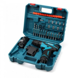 Дрель шуруповерт с набором Makita 12v