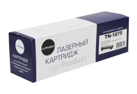 Тонер-картридж NetProduct (N-TN-1075) для Brother HL-1110R/1112R/DCP-1510R/MFC-1810R, 1K