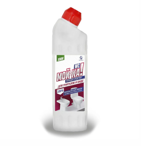 Средсво моющее для изделий санитарно-бытового назначения "МОЙ-КА! WC" (хвоя), флакон 750 мл/20 шт. фото 1