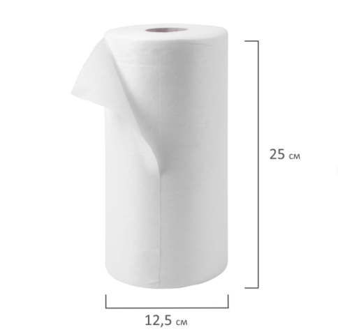 Салфетки универсальные в рулоне 125 шт. ЧУДЕСНАЯ ТРЯПКА ПЛЮС, 25х30 см, вискоза, 45 г/м2, LAIMA фото 2