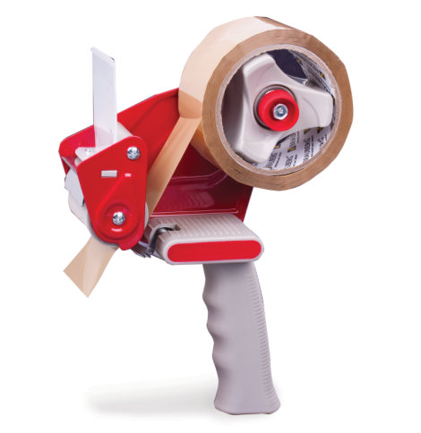 Диспенсер для клейкой упаковочной ленты BRAUBERG, для ленты шириной до 50 мм, 440044 фото 1