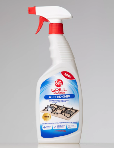 Чистящее средство DEW Grill-Master антижир 0.6 л триггер-пена фото 1